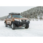 Bullbar HD, bara fata pentru Nissan Navara 2015-, din aluminiu, cu proiectoare led, Rival - imagine 2