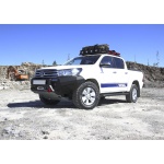 Bullbar HD, bara fata pentru Toyota Hilux Revo 2015-, din aluminiu, cu proiectoare led, Rival - imagine 3