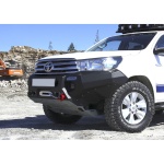 Bullbar HD, bara fata pentru Toyota Hilux Revo 2015-, din aluminiu, cu proiectoare led, Rival - imagine 4