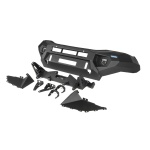 Bullbar HD, bara fata pentru Toyota Hilux Vigo 2011-2015, din aluminiu, cu proiectoare led, Rival