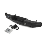 Bullbar HD, bara spate pentru Toyota Hilux Vigo 2011-2015, din aluminiu, cu proiectoare led, Rival - imagine 2