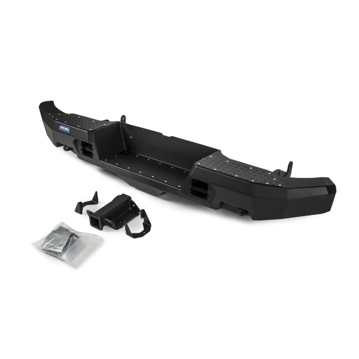 Bullbar HD, bara spate pentru Toyota Hilux Vigo 2011-2015, din aluminiu, fara proiectoare led, Rival - imagine 2