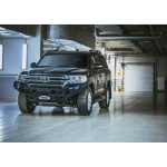 Bullbar HD, bara fata pentru Toyota Land Cruiser 200 2015-, din aluminiu, fara proiectoare led, Rival - imagine 4