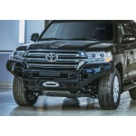 Bullbar HD, bara fata pentru Toyota Land Cruiser 200 2015-, din aluminiu, fara proiectoare led, Rival - imagine 6