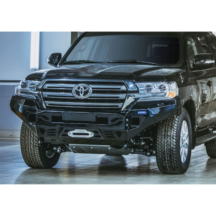 Bullbar HD, bara fata pentru Toyota Land Cruiser 200 2015-, din aluminiu, fara proiectoare led, Rival - imagine 5