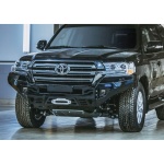 Bullbar HD, bara fata pentru Toyota Land Cruiser 200 2015-, din aluminiu, cu proiectoare led, Rival - imagine 6