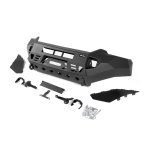 Bullbar HD, bara fata pentru Toyota Land Cruiser Prado 150 2017-, din aluminiu, fara proiectoare led, Rival - imagine 2