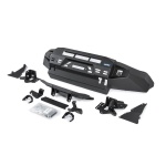 Bullbar HD, bara fata pentru Volkswagen Amarok 2010-2016, 2016-, din aluminiu, cu proiectoare led, Rival - imagine 2