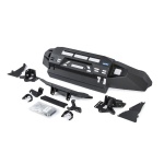 Bullbar HD, bara fata pentru Volkswagen Amarok 2010-2016, 2016-, din aluminiu, fara proiectoare led, Rival - imagine 3
