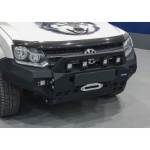 Stinger bullbar fata pentru Volkswagen Amarok 2010-2016, 2016-, din aluminiu, Rival - imagine 3