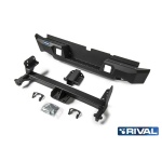 Bara protectie spate HD pentru Isuzu D-Max 2012-, din aluminiu, fara proiectoare led, Rival - imagine 4