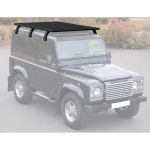 Kit portbagaj modular, roofrack platforma pentru LAND ROVER DEFENDER 90 1990 - 2016, din aluminiu Rival