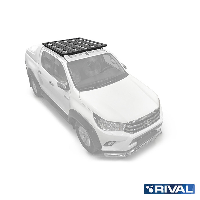 Kit portbagaj modular, roofrack platforma pentru TOYOTA HILUX REVO, ROCCO 2015-, din aluminiu Rival - imagine 3