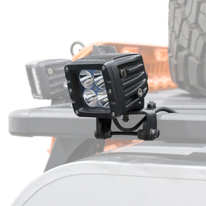 Suport universal LEDbar, roiectoare pentru portabgaj, roofrack Rival, din otel inoxidabil - imagine 2