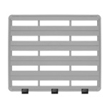 Suport universal umbrar, pergola pentru portabgaj, roofrack Rival, din otel inoxidabil - 2MD.0006.1 - imagine 5