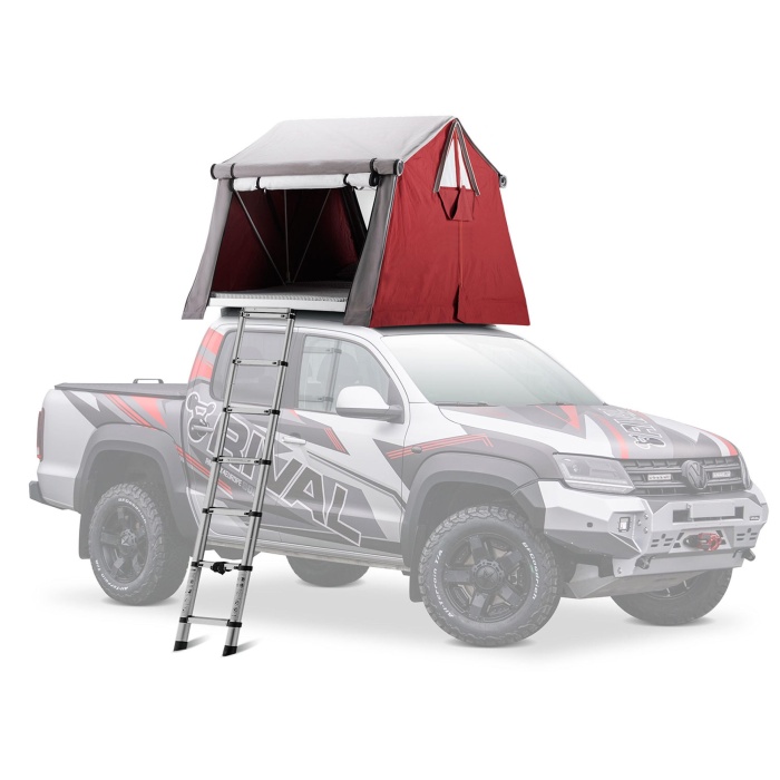 Kit montaj cort auto de plafon pentru portabgaj, roofrack Rival, din otel inoxidabil - imagine 2