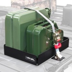 Suport pentru 2 canistre pentru portabgaj, roofrack Rival, din aluminiu