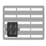 Suport pentru 2 canistre pentru portabgaj, roofrack Rival, din aluminiu - imagine 3