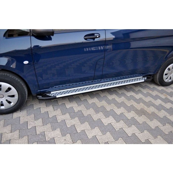 Praguri Laterale Mercedes Vito (LWB) 15 -> - ARP Artemis Silver - imagine 11