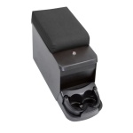 Consola / Cotiera centrala Security Stereo Smittybilt Neagra - Jeep Wrangler YJ