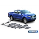 Kit scut aluminiu 6 piese Ford Ranger PX 2,2; 3,2 2012-2015; 2016-2018 4 mm Rival 23333.1862.1