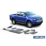 Kit scut aluminiu 9 piese Ford Ranger PX 2,2; 3,2 2012-2015; 2016-2018 4/6 mm Rival 23333.1863.1