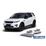 Kit scut aluminiu 4 piese Land Rover Discovery Sport doar 4WD 2014-2019 6 mm Rival 23333.3127.1.6