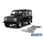 Kit scut aluminiu 3 piese Land Rover Defender 110 Toate 2005- 6 mm Rival 23333.3128.1.6
