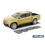 Kit scut aluminiu 4 piese Mercedes Benz X-Class 2,3TD 2018- 4 mm Rival 23333.3943.1