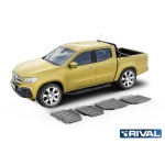 Kit scut aluminiu 4 piese Mercedes Benz X-Class 2,3TD 2018- 6 mm Rival 23333.3943.1.6