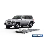 Kit scut aluminiu 4 piese Nissan Patrol Y61 3,0; 4,8 2004-2010 6 mm Rival 23333.4115.1.6