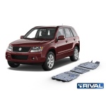 Kit scut aluminiu 3 piese Suzuki Grand Vitara all 2005-2012; 2012- 4 mm Rival 23333.5501.5