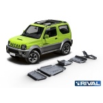Kit scut aluminiu 5 piese Suzuki Jimny 1,3 (exceptand 63KW) 2005-2018 6 mm Rival 23333.5518.1.6