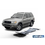 Kit scut aluminiu 3 piese Toyota Land Cruiser 100 J10 2002-2007 6 mm Rival 23333.5794.1.6