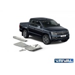 Kit scut aluminiu 4 piese Volkswagen Amarok 2,0TDI; 3,0TDI 2016- 4/6 mm Rival 23333.5866.1
