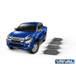 Kit scut aluminiu 4 piese Isuzu D-Max 1,9; 2,5TD 2012-2017; 2017-2020 4 mm Rival 23333.9101.1