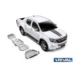Kit scut aluminiu 4 piese Isuzu D-Max 1,9; 2,5TD 2012-2017; 2017-2020 6 mm Rival 23333.9110.1.6