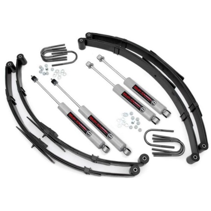 Kit lift suspensie Jeep Wrangler YJ 1987-1995 lift 2.5” cu arcuri foi și RCK615.20