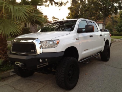 Bara fata cu suport troliu Toyota Tundra 07-14 Smittybilt - imagine 3