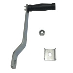Troliu manual 1100 kg, cablu de otel Lift Winch - imagine 4