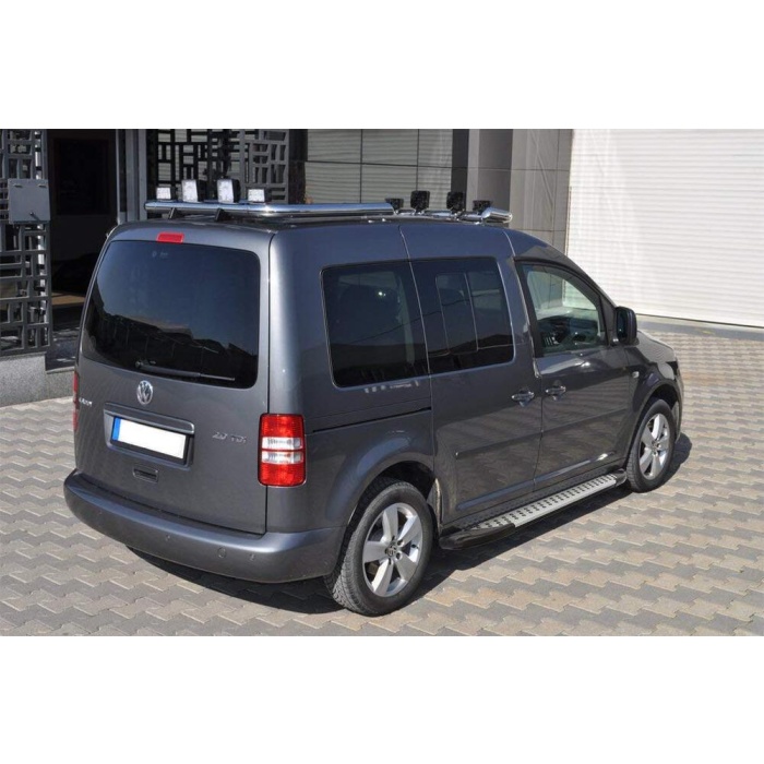 Praguri Laterale Volkswagen Caddy [04-10] - ARP Artemis Silver - imagine 7
