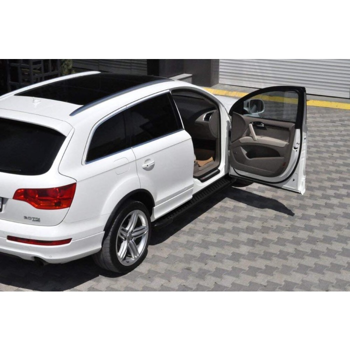 Praguri Laterale Audi Q7 [04-14] - ARP Artemis Black - imagine 7