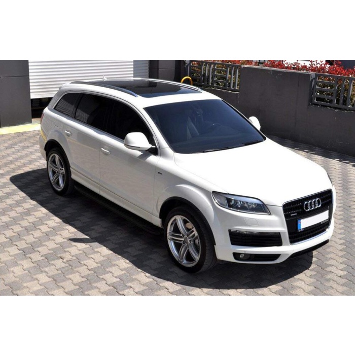 Praguri Laterale Audi Q7 [04-14] - ARP Artemis Grey Black - imagine 7