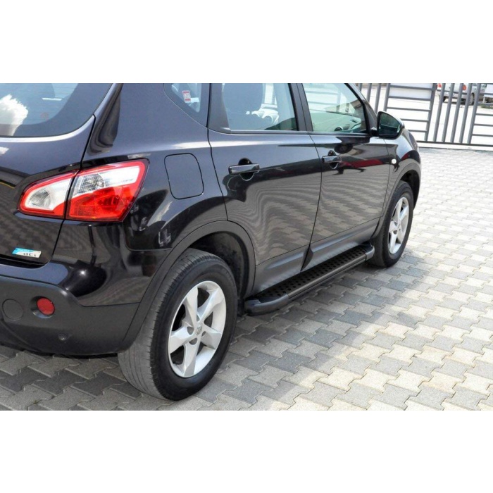 Praguri Laterale Nissan Qashqai ( 7 SEET LWB) [07 ->] - ARP Artemis Grey Black - imagine 8