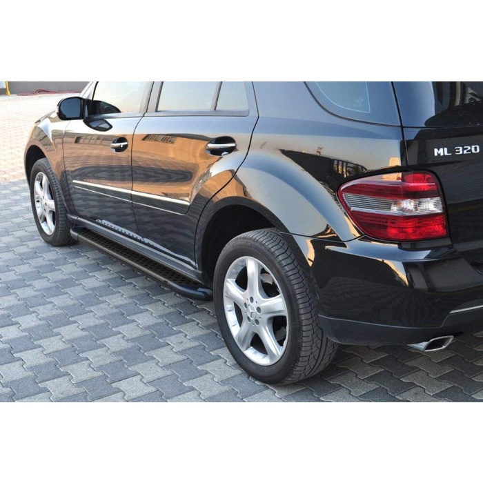 Praguri Laterale Mercedes W 164 ML [06 ->] - ARP Artemis Black - imagine 8