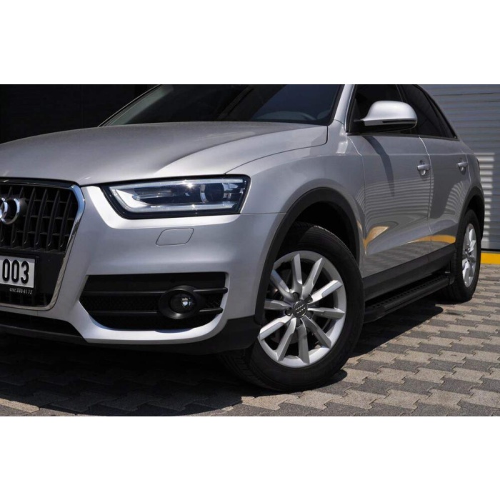 Praguri Laterale Audi Q3 [11 ->] - ARP Artemis Grey Black - imagine 8