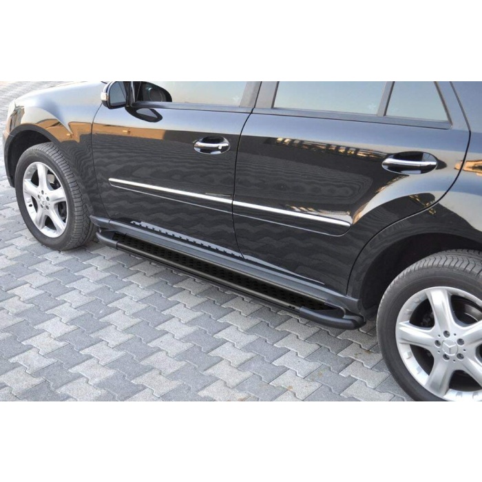 Praguri Laterale Mercedes W 164 ML [06 ->] - ARP Artemis Grey Black - imagine 7