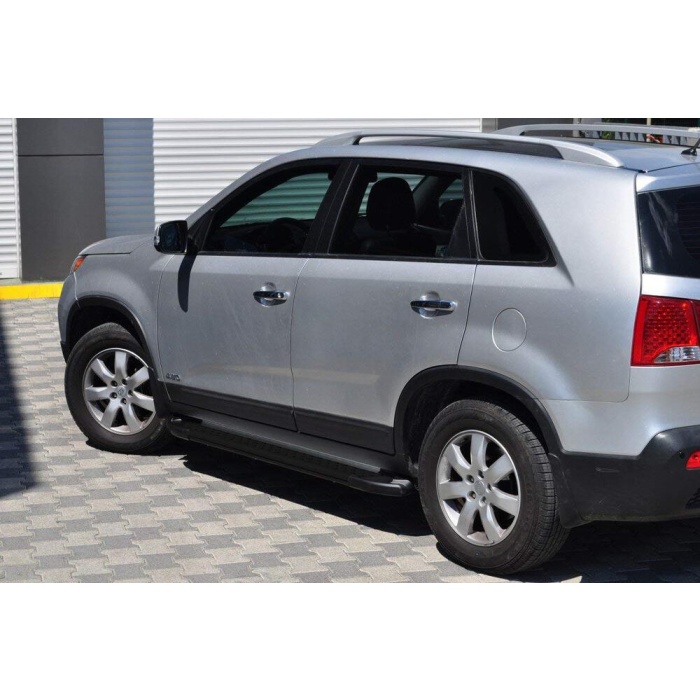 Praguri Laterale Kia Sorento [10-12] - ARP Artemis Grey Black - imagine 8
