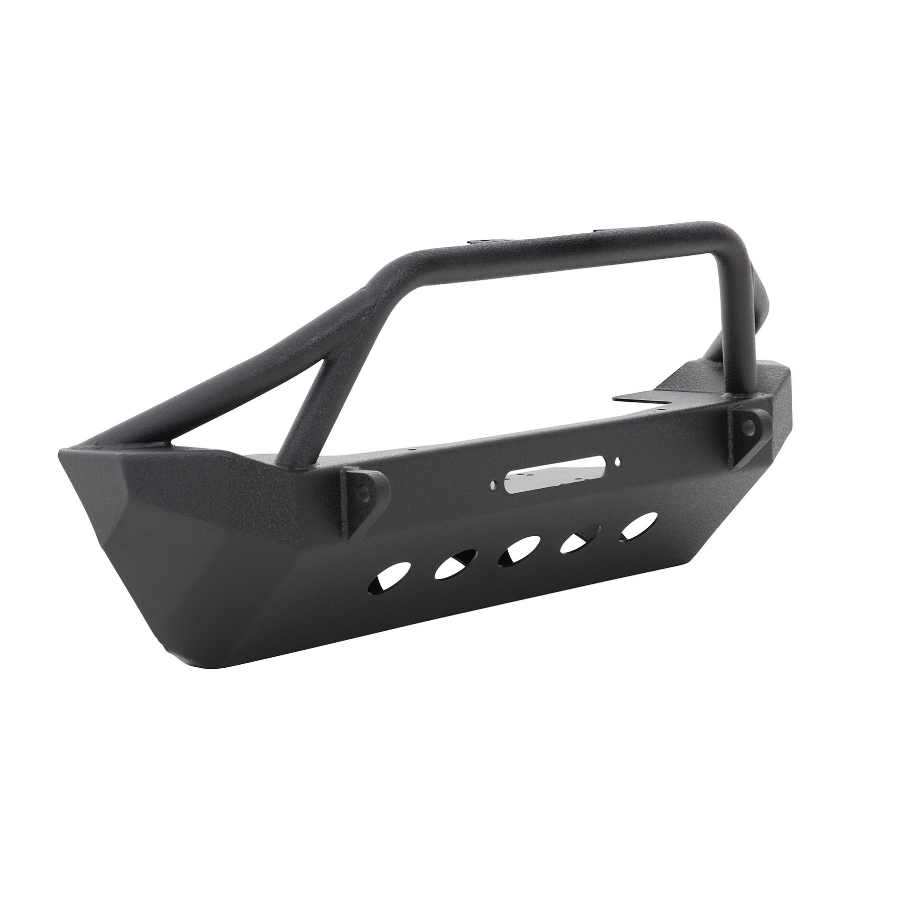 76806-08 Bara fata Jeep Wrangler JK din otel cu placa pentru troliu SMITTYBILT - imagine 1