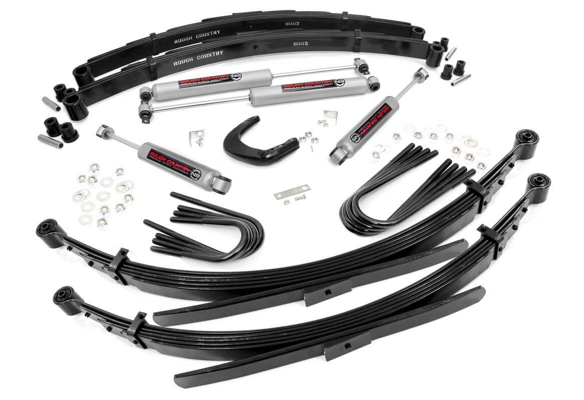 77-87_4in_gm_pu_and_77-91_blazer_n3_kit_pic_245_20_256_20_1 Kit inaltare suspensie Chevrolet Silverado 1500 Rough Country - 100m - imagine 1